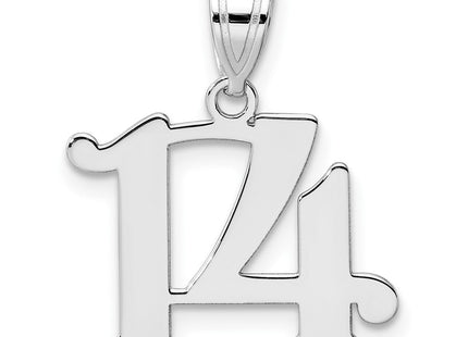 14k White Gold Pendants Style WAPN14 - Classique Jewelry Inc.