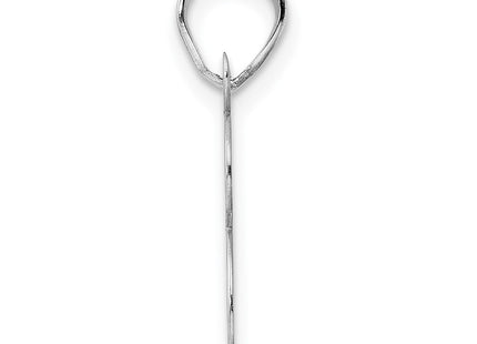 14k White Gold Pendants Style WAPN18 - Classique Jewelry Inc.