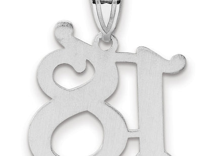 14k White Gold Pendants Style WAPN18 - Classique Jewelry Inc.