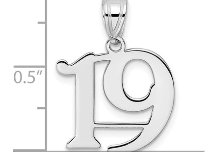 14k White Gold Pendants Style WAPN19 - Classique Jewelry Inc.