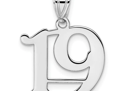 14k White Gold Pendants Style WAPN19 - Classique Jewelry Inc.