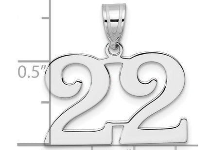 14k White Gold Pendants Style WAPN22 - Classique Jewelry Inc.