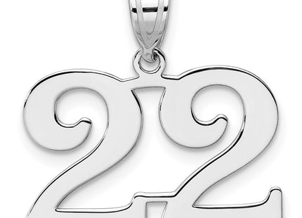 14k White Gold Pendants Style WAPN22 - Classique Jewelry Inc.