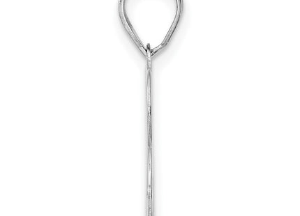 14k White Gold Pendants Style WAPN23 - Classique Jewelry Inc.