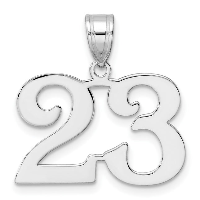 14k White Gold Pendants Style WAPN23 - Classique Jewelry Inc.