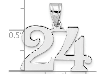 14k White Gold Pendants Style WAPN24 - Classique Jewelry Inc.