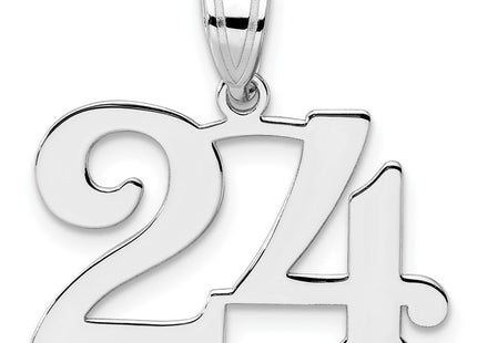 14k White Gold Pendants Style WAPN24 - Classique Jewelry Inc.