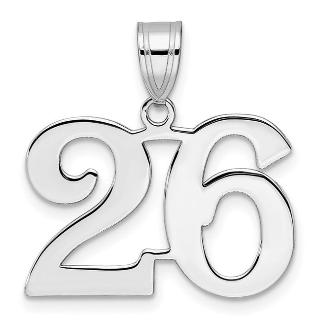 14k White Gold Pendants Style WAPN26 - Classique Jewelry Inc.