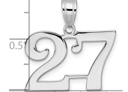 14k White Gold Pendants Style WAPN27 - Classique Jewelry Inc.