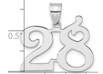 14k White Gold Pendants Style WAPN28 - Classique Jewelry Inc.