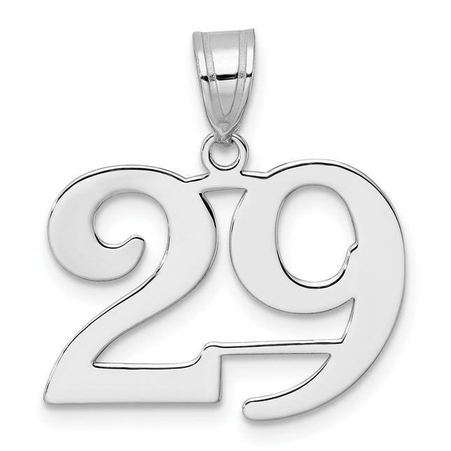 14k White Gold Pendants Style WAPN29 - Classique Jewelry Inc.