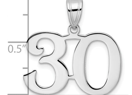 14k White Gold Pendants Style WAPN30 - Classique Jewelry Inc.