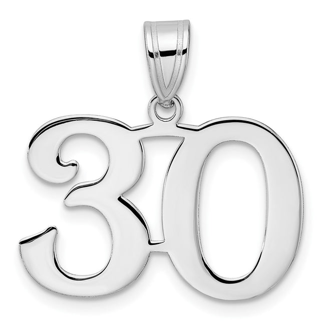 14k White Gold Pendants Style WAPN30 - Classique Jewelry Inc.