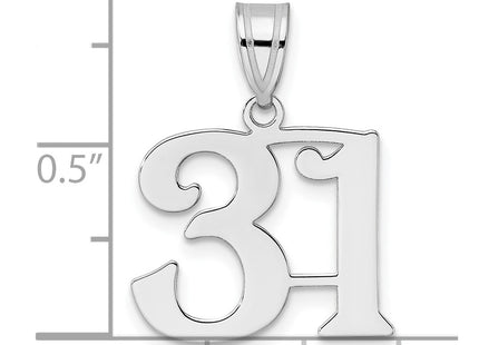 14k White Gold Pendants Style WAPN31 - Classique Jewelry Inc.