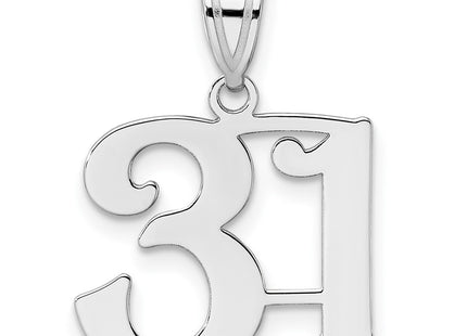 14k White Gold Pendants Style WAPN31 - Classique Jewelry Inc.