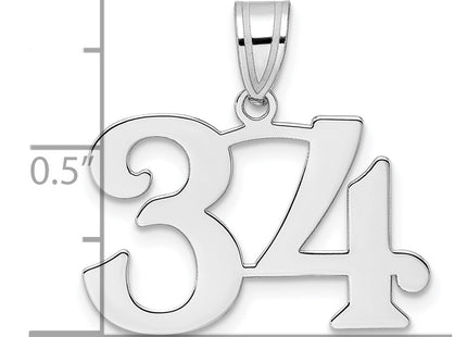 14k White Gold Pendants Style WAPN34 - Classique Jewelry Inc.