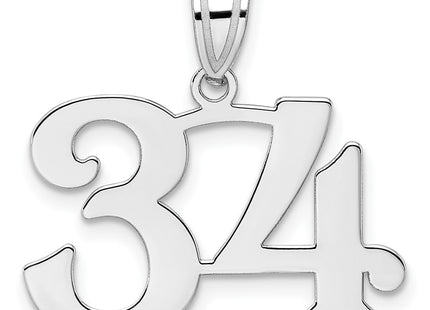 14k White Gold Pendants Style WAPN34 - Classique Jewelry Inc.