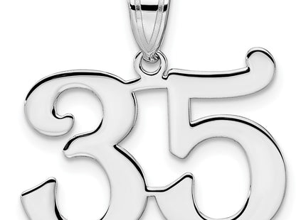 14k White Gold Pendants Style WAPN35 - Classique Jewelry Inc.