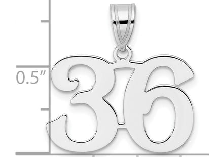 14k White Gold Pendants Style WAPN36 - Classique Jewelry Inc.