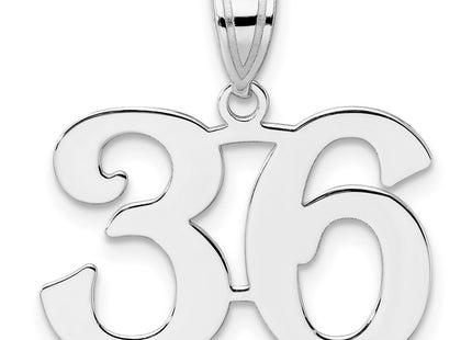 14k White Gold Pendants Style WAPN36 - Classique Jewelry Inc.