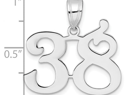 14k White Gold Pendants Style WAPN38 - Classique Jewelry Inc.