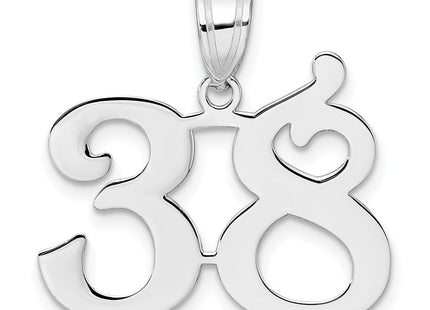 14k White Gold Pendants Style WAPN38 - Classique Jewelry Inc.