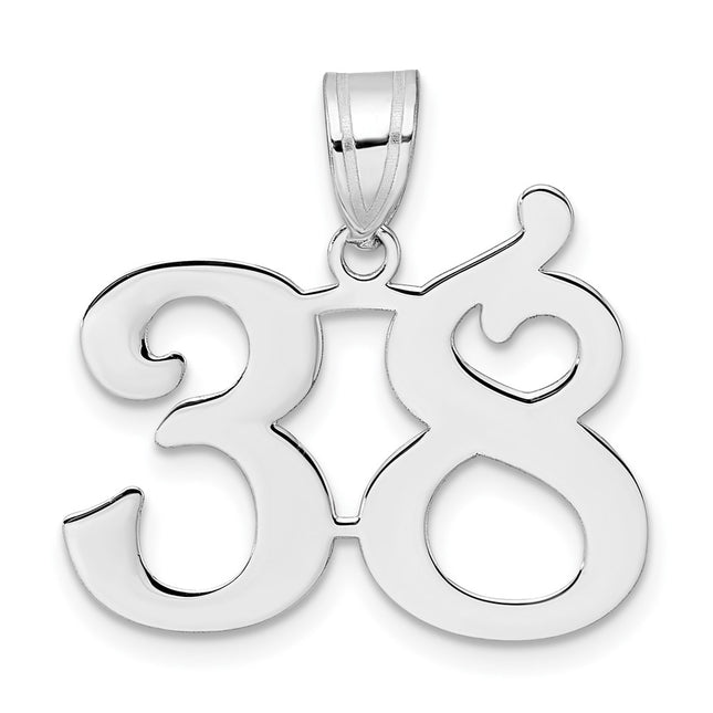 14k White Gold Pendants Style WAPN38 - Classique Jewelry Inc.