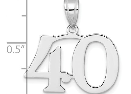 14k White Gold Pendants Style WAPN40 - Classique Jewelry Inc.