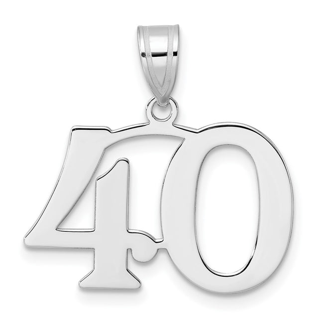 14k White Gold Pendants Style WAPN40 - Classique Jewelry Inc.