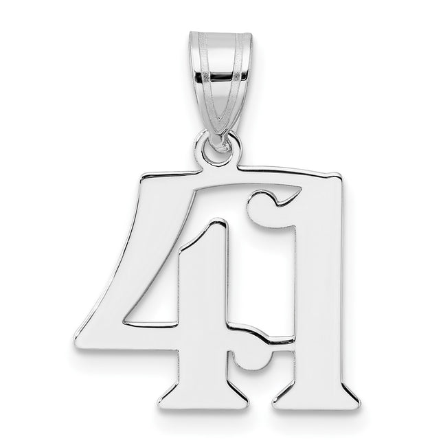 14k White Gold Pendants Style WAPN41 - Classique Jewelry Inc.
