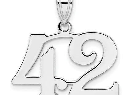 14k White Gold Pendants Style WAPN42 - Classique Jewelry Inc.