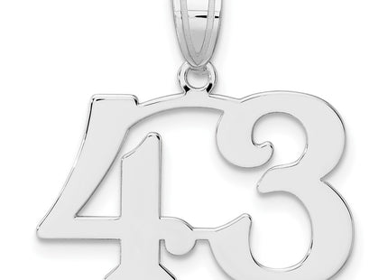 14k White Gold Pendants Style WAPN43 - Classique Jewelry Inc.