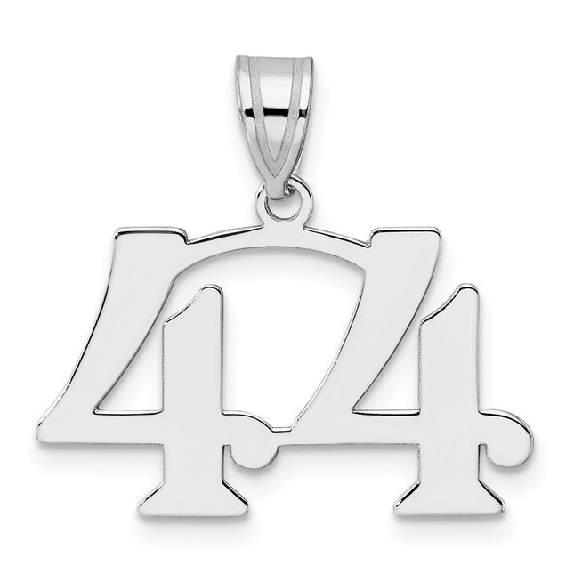 14k White Gold Pendants Style WAPN44 - Classique Jewelry Inc.