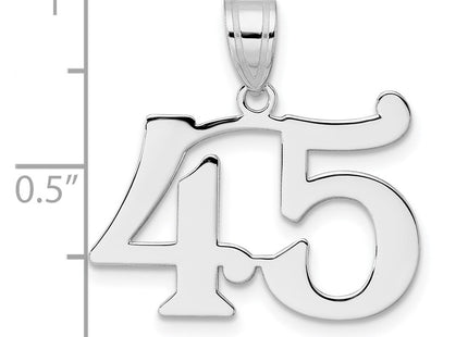 14k White Gold Pendants Style WAPN45 - Classique Jewelry Inc.