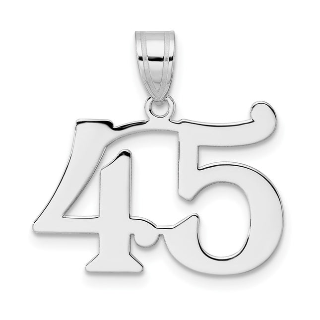 14k White Gold Pendants Style WAPN45 - Classique Jewelry Inc.