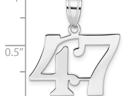 14k White Gold Pendants Style WAPN47 - Classique Jewelry Inc.