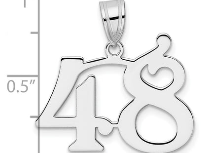 14k White Gold Pendants Style WAPN48 - Classique Jewelry Inc.