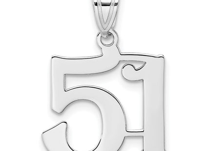 14k White Gold Pendants Style WAPN51 - Classique Jewelry Inc.