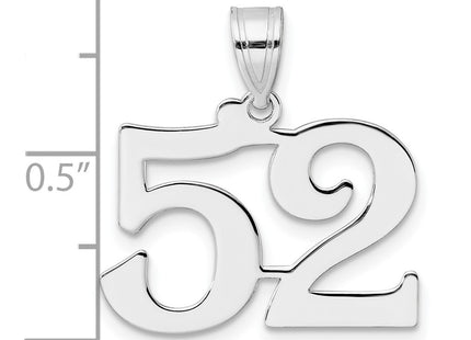 14k White Gold Pendants Style WAPN52 - Classique Jewelry Inc.