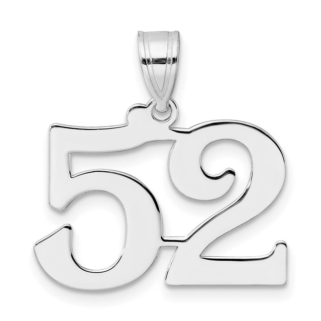 14k White Gold Pendants Style WAPN52 - Classique Jewelry Inc.