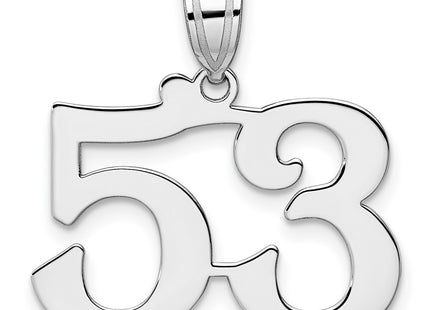 14k White Gold Pendants Style WAPN53 - Classique Jewelry Inc.