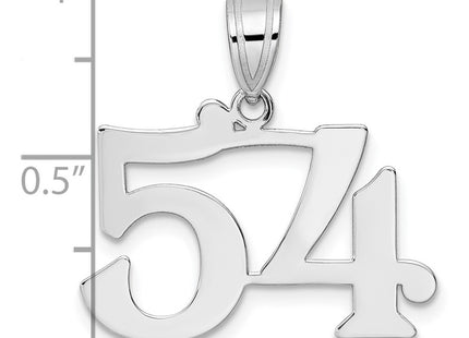 14k White Gold Pendants Style WAPN54 - Classique Jewelry Inc.