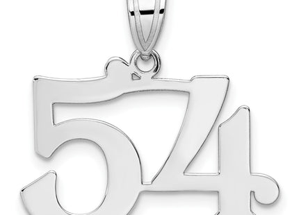 14k White Gold Pendants Style WAPN54 - Classique Jewelry Inc.