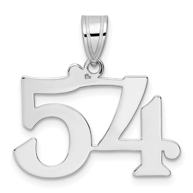 14k White Gold Pendants Style WAPN54 - Classique Jewelry Inc.