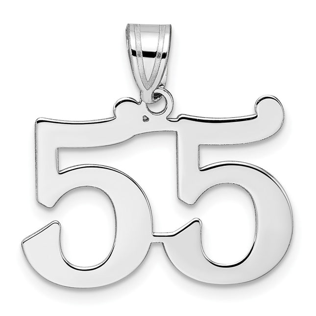 14k White Gold Pendants Style WAPN55 - Classique Jewelry Inc.
