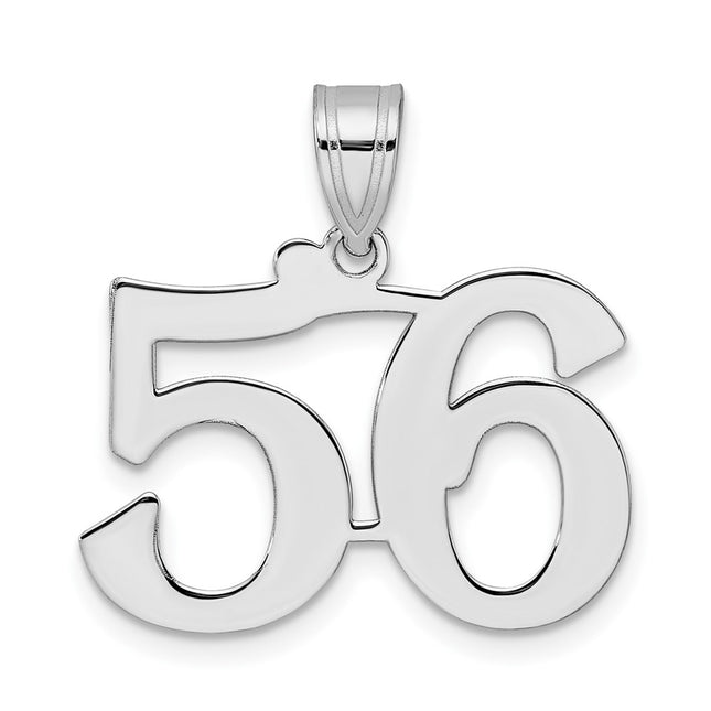 14k White Gold Pendants Style WAPN56 - Classique Jewelry Inc.