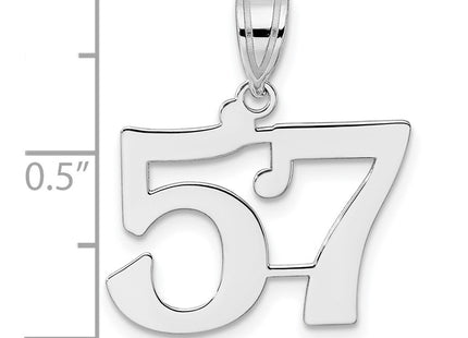 14k White Gold Pendants Style WAPN57 - Classique Jewelry Inc.