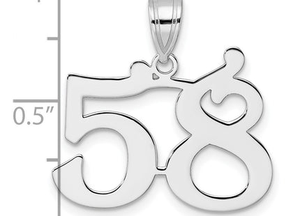 14k White Gold Pendants Style WAPN58 - Classique Jewelry Inc.