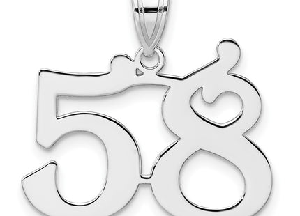 14k White Gold Pendants Style WAPN58 - Classique Jewelry Inc.