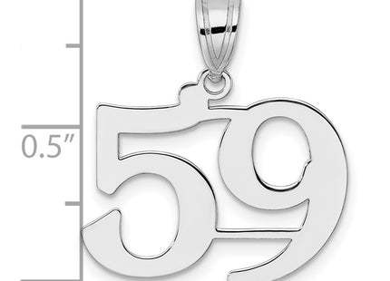 14k White Gold Pendants Style WAPN59 - Classique Jewelry Inc.